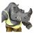 Teenage Mutant Ninja Turtles Movie Rocksteady Figure - view 7